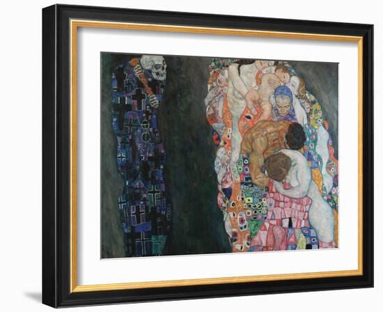 Death and Life, 1910-1915-Gustav Klimt-Framed Giclee Print