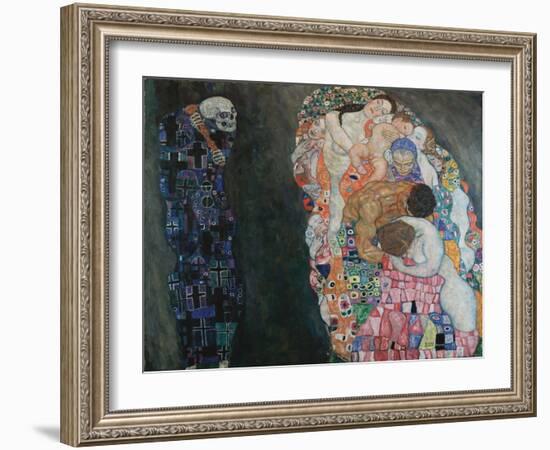 Death and Life, 1910-1915-Gustav Klimt-Framed Giclee Print