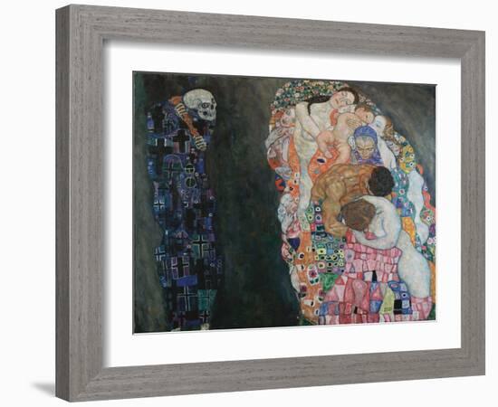 Death and Life, 1910-1915-Gustav Klimt-Framed Giclee Print