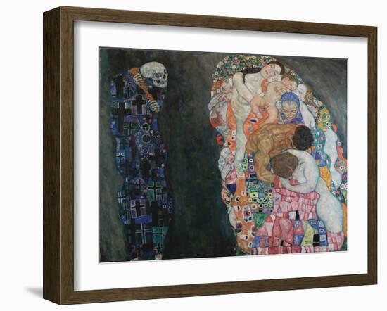 Death and Life, 1910-1915-Gustav Klimt-Framed Giclee Print