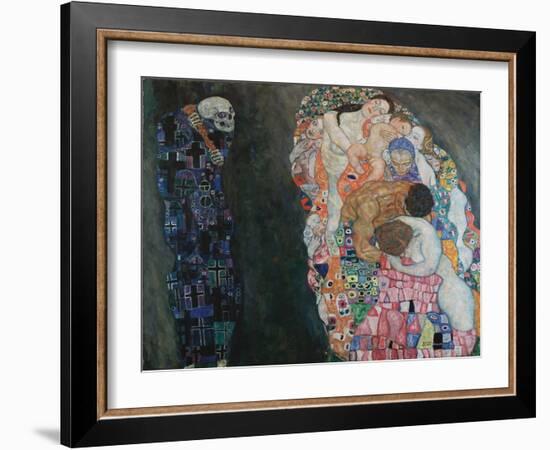 Death and Life, 1910-1915-Gustav Klimt-Framed Giclee Print
