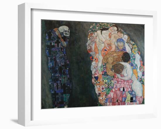 Death and Life, 1910-1915-Gustav Klimt-Framed Giclee Print