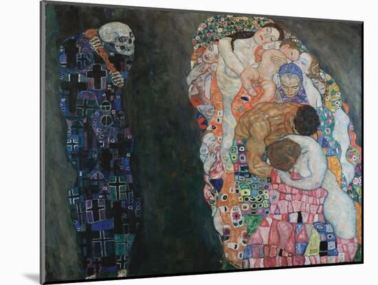 Death and Life, 1910-1915-Gustav Klimt-Mounted Giclee Print