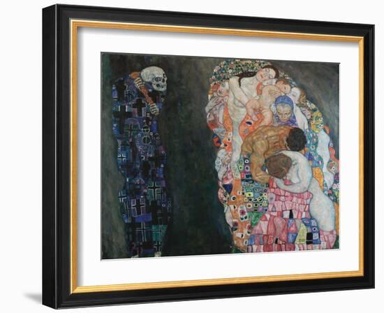 Death and Life, 1910-1915-Gustav Klimt-Framed Giclee Print