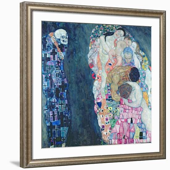 Death and Life, circa 1911-Gustav Klimt-Framed Premium Giclee Print