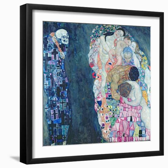 Death and Life, circa 1911-Gustav Klimt-Framed Giclee Print