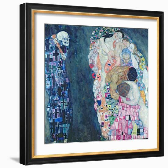 Death and Life, circa 1911-Gustav Klimt-Framed Giclee Print