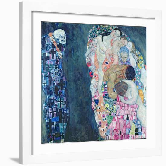 Death and Life, circa 1911-Gustav Klimt-Framed Giclee Print