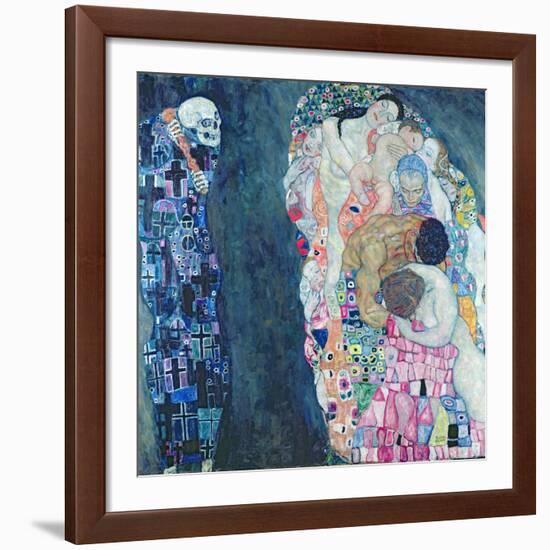 Death and Life, circa 1911-Gustav Klimt-Framed Giclee Print