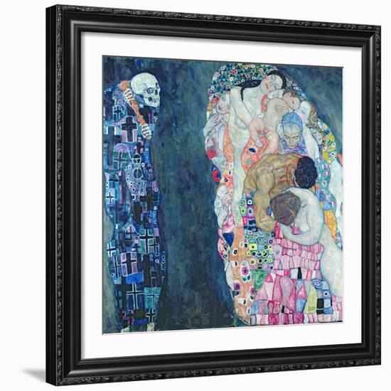 Death and Life, circa 1911-Gustav Klimt-Framed Giclee Print