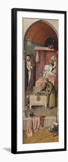 Death and Miser, c.1485-90-Hieronymus Bosch-Framed Giclee Print