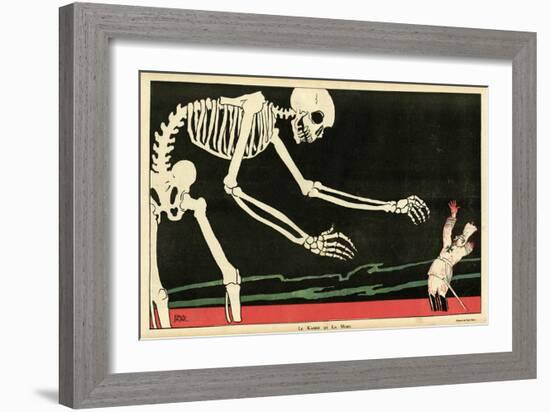 Death and the Kaiser-Paul Iribe-Framed Art Print