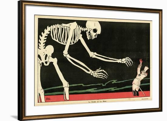 Death and the Kaiser-Paul Iribe-Framed Art Print