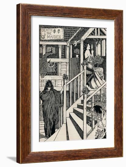 Death and the Maiden, 1895-John Byam Liston Shaw-Framed Giclee Print