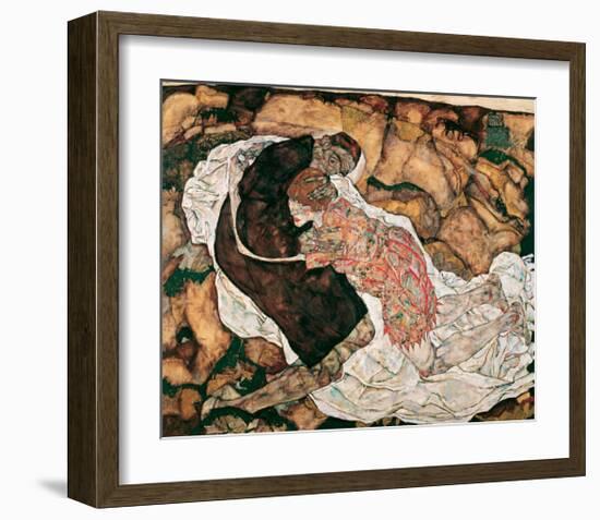 Death and the Maiden, 1915-Egon Schiele-Framed Giclee Print