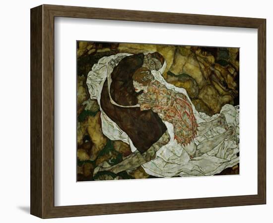 Death and the Maiden, 1915-Egon Schiele-Framed Giclee Print