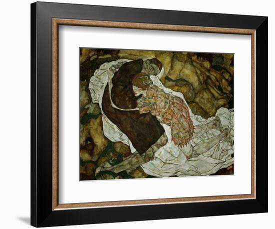 Death and the Maiden, 1915-Egon Schiele-Framed Giclee Print