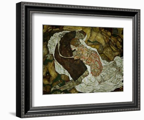 Death and the Maiden, 1915-Egon Schiele-Framed Giclee Print