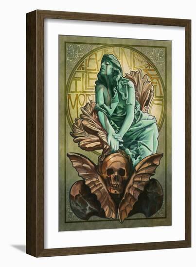 Death and the Maiden-Lantern Press-Framed Art Print