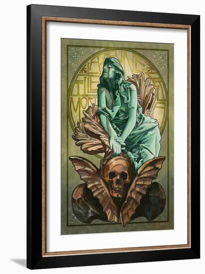 Death and the Maiden-Lantern Press-Framed Art Print