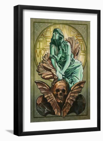 Death and the Maiden-Lantern Press-Framed Art Print