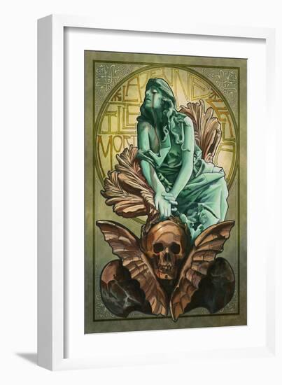 Death and the Maiden-Lantern Press-Framed Art Print