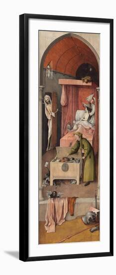 Death and the Miser, Ca 1485-Hieronymus Bosch-Framed Giclee Print