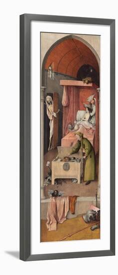 Death and the Miser, Ca 1485-Hieronymus Bosch-Framed Giclee Print