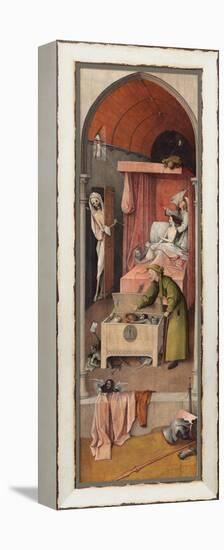 Death and the Miser, Ca 1485-Hieronymus Bosch-Framed Premier Image Canvas