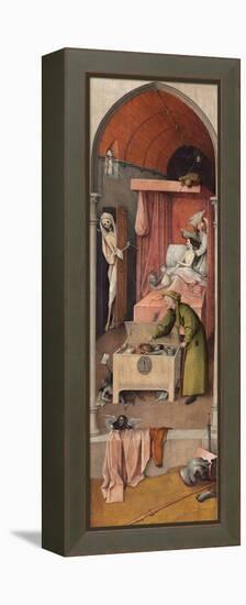 Death and the Miser, Ca 1485-Hieronymus Bosch-Framed Premier Image Canvas