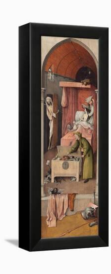 Death and the Miser, Ca 1485-Hieronymus Bosch-Framed Premier Image Canvas