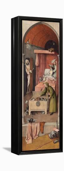 Death and the Miser, Ca 1485-Hieronymus Bosch-Framed Premier Image Canvas