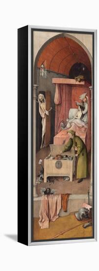 Death and the Miser, Ca 1485-Hieronymus Bosch-Framed Premier Image Canvas