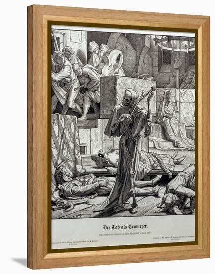 Death as Assassin, 1851-Alfred Rethel-Framed Premier Image Canvas