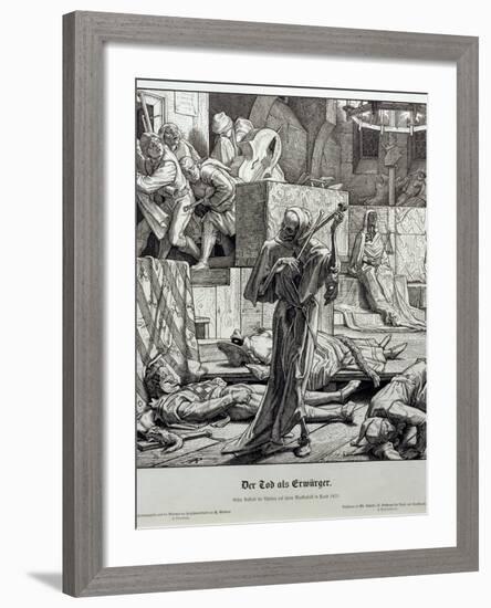 Death as Assassin, 1851-Alfred Rethel-Framed Giclee Print