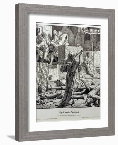 Death as Assassin, 1851-Alfred Rethel-Framed Giclee Print