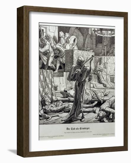 Death as Assassin, 1851-Alfred Rethel-Framed Giclee Print