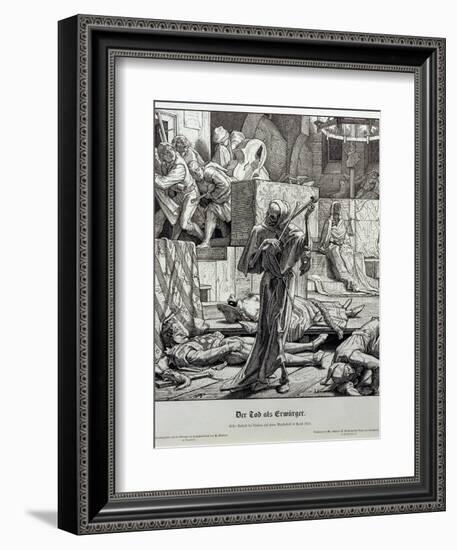 Death as Assassin, 1851-Alfred Rethel-Framed Giclee Print