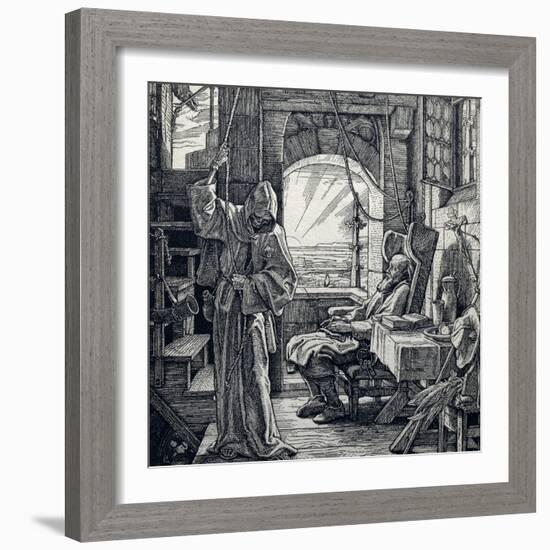 Death as Friend, 1851-Alfred Rethel-Framed Giclee Print