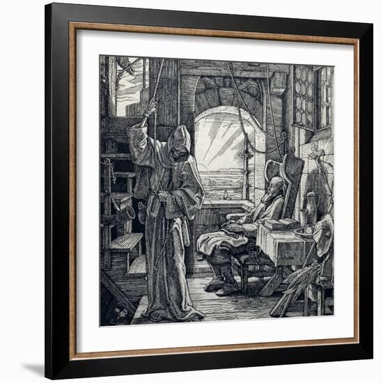 Death as Friend, 1851-Alfred Rethel-Framed Giclee Print