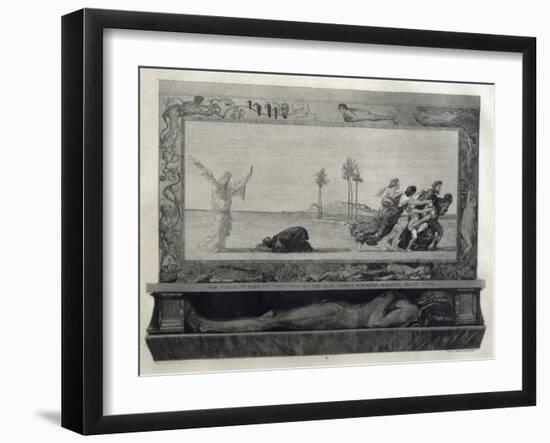 Death as Saviour (Der Tod Als Heiland) Illustration from Part 1, Opus Xi of 'On Death', 1889-Max Klinger-Framed Giclee Print