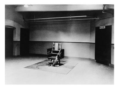 Death Chamber And Electric Chair At Sing Sing Prison In 1923 Photo