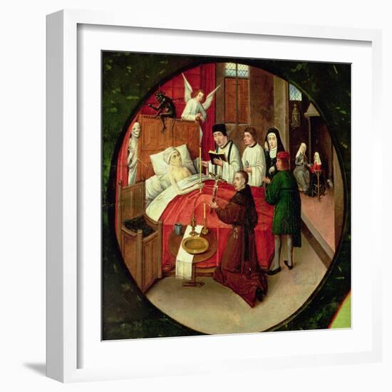 Death, Detail from the Table of the Seven Deadly Sins and the Four Last Things-Hieronymus Bosch-Framed Giclee Print