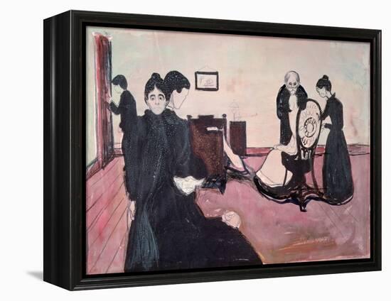 Death in the Sickroom-Edvard Munch-Framed Premier Image Canvas