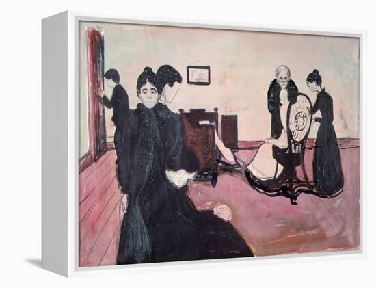 Death in the Sickroom-Edvard Munch-Framed Premier Image Canvas