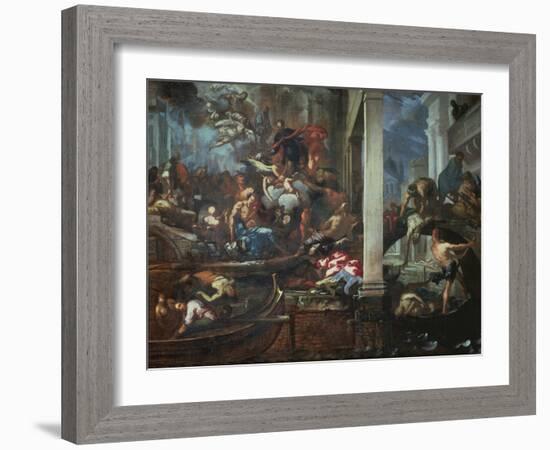Death in Venice, 1666-Antonio Zanchi-Framed Giclee Print
