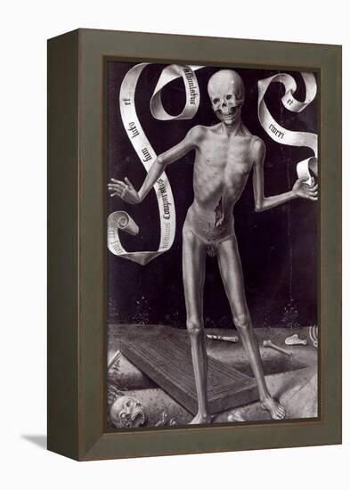 Death, Left Hand Panel from the Triptych of Earthly Vanity and Divine Salvation, c.1485-Hans Memling-Framed Premier Image Canvas