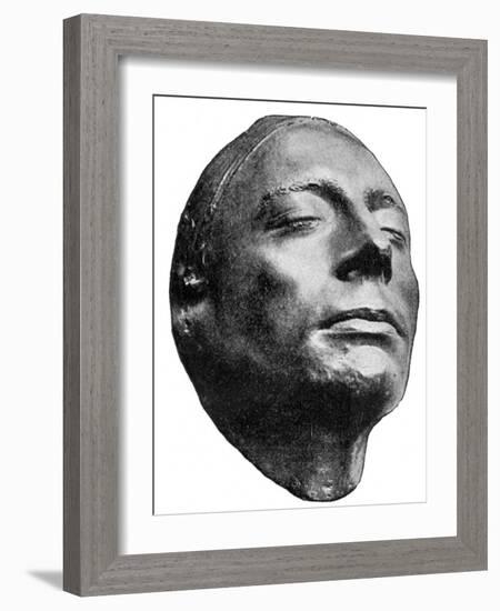 Death mask of John Keats-Benjamin Robert Haydon-Framed Giclee Print