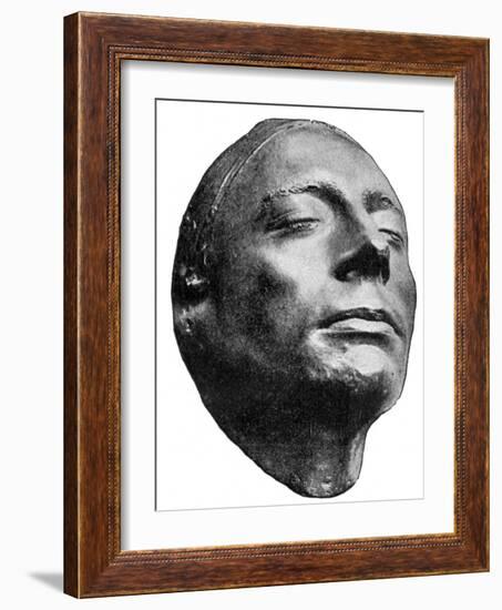Death mask of John Keats-Benjamin Robert Haydon-Framed Giclee Print