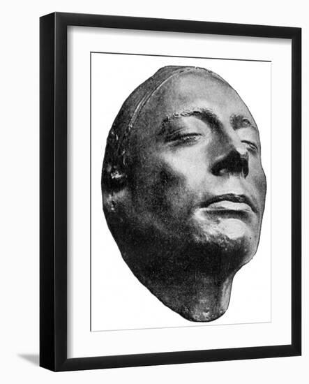 Death mask of John Keats-Benjamin Robert Haydon-Framed Giclee Print